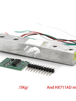 Load Cell 5kg พร้อมบอร์ดขยาย HX711 วัดน้ำหนัก 0-5kg