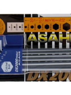 ประแจหกเหลี่ยมชุบขาวหัวบอลชนิดยาว (ประแจตัวแอล) 9 ตัวชุด ASAHI AQS 0910