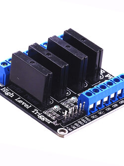 Relay 4 Channel 5V DC Solid State High Level Trigger