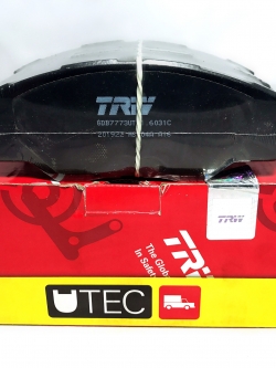 ผ้าเบรค (หน้า) Vigo 4x2 ธรรมดา ตัวเตี้ย / Smart Open Cap ปี 09 - 11 (TRW-UTEC)