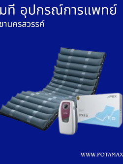 ที่นอนลมแบบลอน ยี่ห้อ APEX รุ่น Domus2