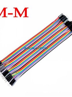 Jumper (M2M) cable wire 40pcs 2.54mm 20cm Male to Male