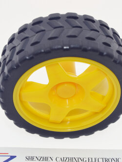 ล้อรถ จำนวน 1 ล้อ สำหรับ Robot Car