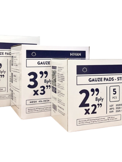 ผ้าก๊อซพับสเตอร์ไรด์ ยี่ห้อ HIVAN