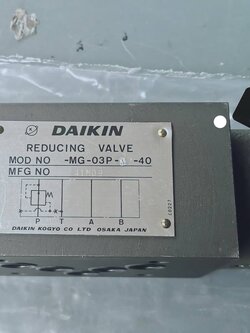 DAIKIN MG-03 Series | วาล์วลดแรงดัน โมดูลาร์วาล์ว ยี่ห้อไดกิ้น | MG-03P, MG-03A, MG-03B