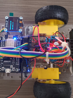ชุดคิท หุ่นยนต์ ESP8266 V3 บังคับด้วยแอพ WIFI