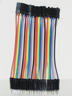 Jumper (F2M) cable wire 40pcs 10 cm 2.54mm Female to Male