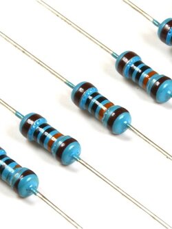 รีซิสเตอร์ 100K OHM 1/4W 1% จำนวน 10 ตัว