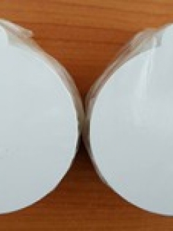 ฐานรองมูส แบบกลมขาวล้วน