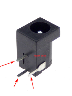 DC Power Jack Socket Connector 5.5x2.5