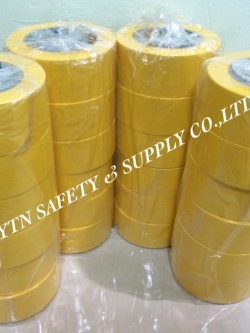 เทป PVC ตีเส้นพื้น ขนาด 48มม.x33ม. สีเหลือง