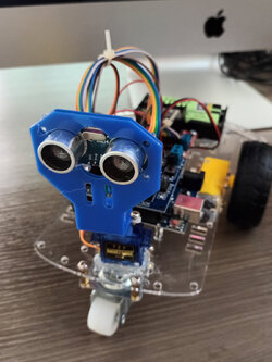 ชุดคิท หุ่นยนต์ Arduino หลบสิ่งกีดขวาง (Ultrasonic)