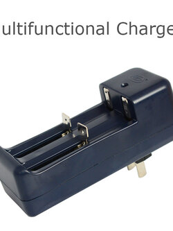 ที่ชาร์จแบตเตอรี่ 18650 แบบ 2 ก้อน US plug