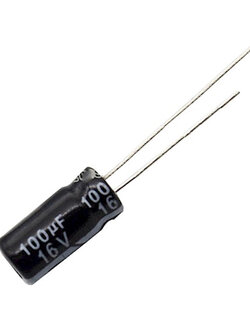 100UF 16V Electrolytic Capacitor