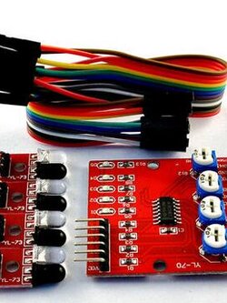 4 Channel Infrared Detector Tracing Sensor Module