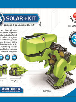 หุ่นยนต์พลังงานแสงอาทิตย์ รุ่น 3 In 1 Solar Robot Kit