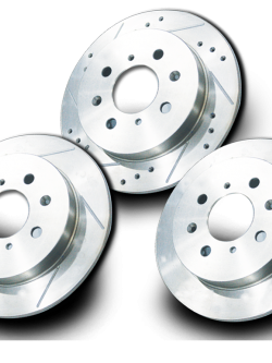 Runstop จานเบรค (หน้า) Hyundai H1 เซาะร่อง,เจาะรู (Slot)