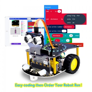 ตัวอย่างโปรเจค หุ่นยนต์ micro:bit
