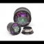 จิวสแตนเลสปากแตรเพชร สีดำ (8-16 mm)