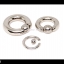 จิวห่วงบอลสปริงสีเงิน (2-10 mm)